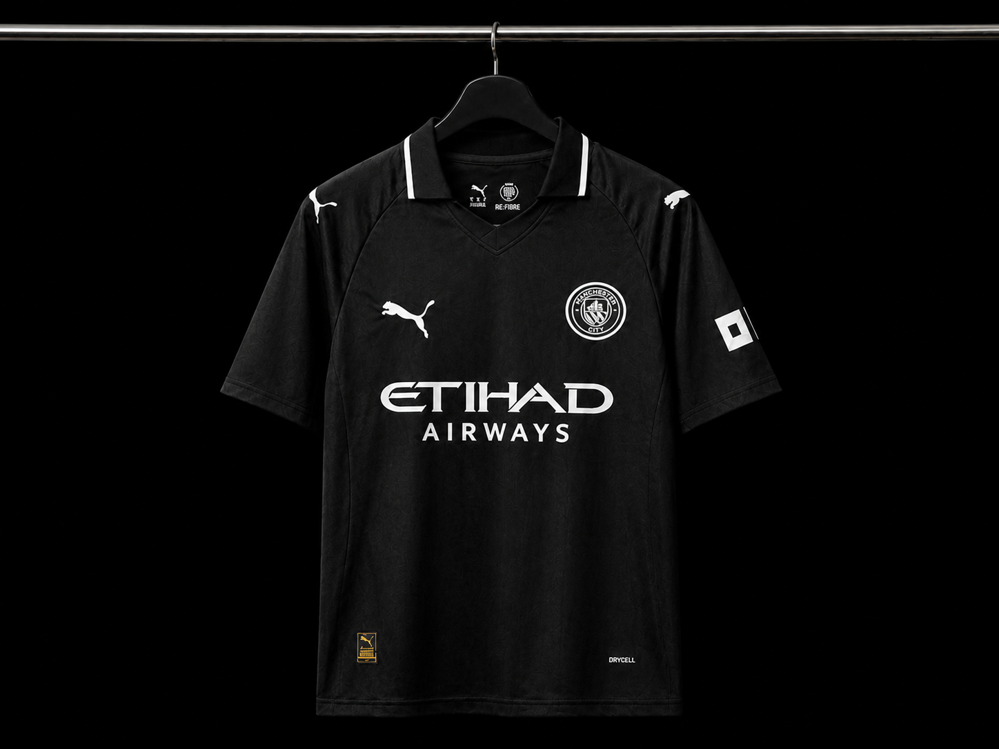 ⚫ Manchester City Black Edition Jersey – Stealth Mode Drip