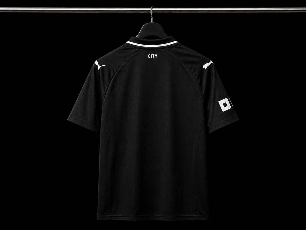 ⚫ Manchester City Black Edition Jersey – Stealth Mode Drip